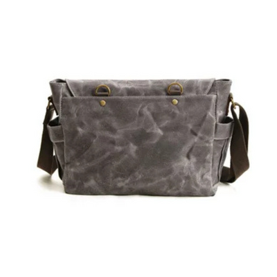 Lester | Retro Textured Canvas Leather | Shoulder Bag