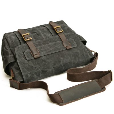 Lester | Retro Textured Canvas Leather | Shoulder Bag