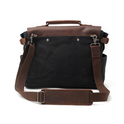 Edward | Vintage Canvas with Leather Flap | Messenger Bag