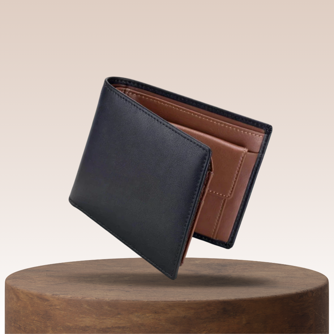 Sebastian | Two-Tone Leather Bifold | Wallet