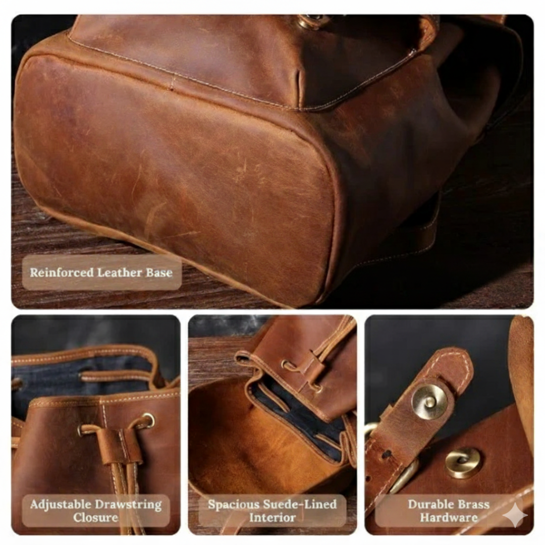 Robert | Vintage Organized Leather | Backpack