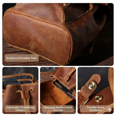 Robert | Vintage Organized Leather | Backpack