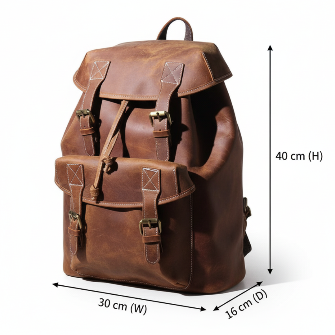 Robert | Vintage Organized Leather | Backpack