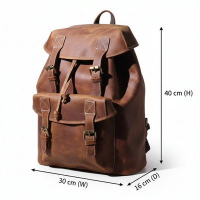 Robert | Vintage Organized Leather | Backpack