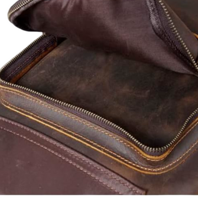 Mike | Vintage Buckle Leather | Backpack