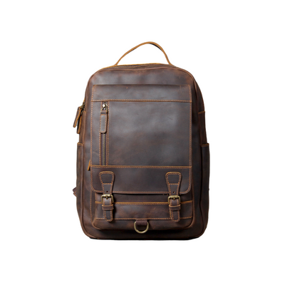 Mike | Vintage Buckle Leather | Backpack