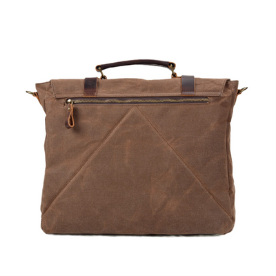 Clark | Vintage Waxed Canvas Leather Straps | Messenger bag