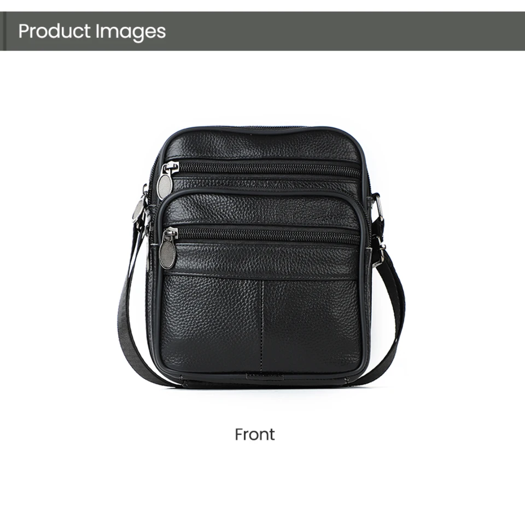 Griffin | Leather Business Crossbody Bag for Men