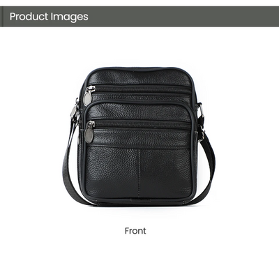 Griffin | Leather Business Crossbody Bag for Men