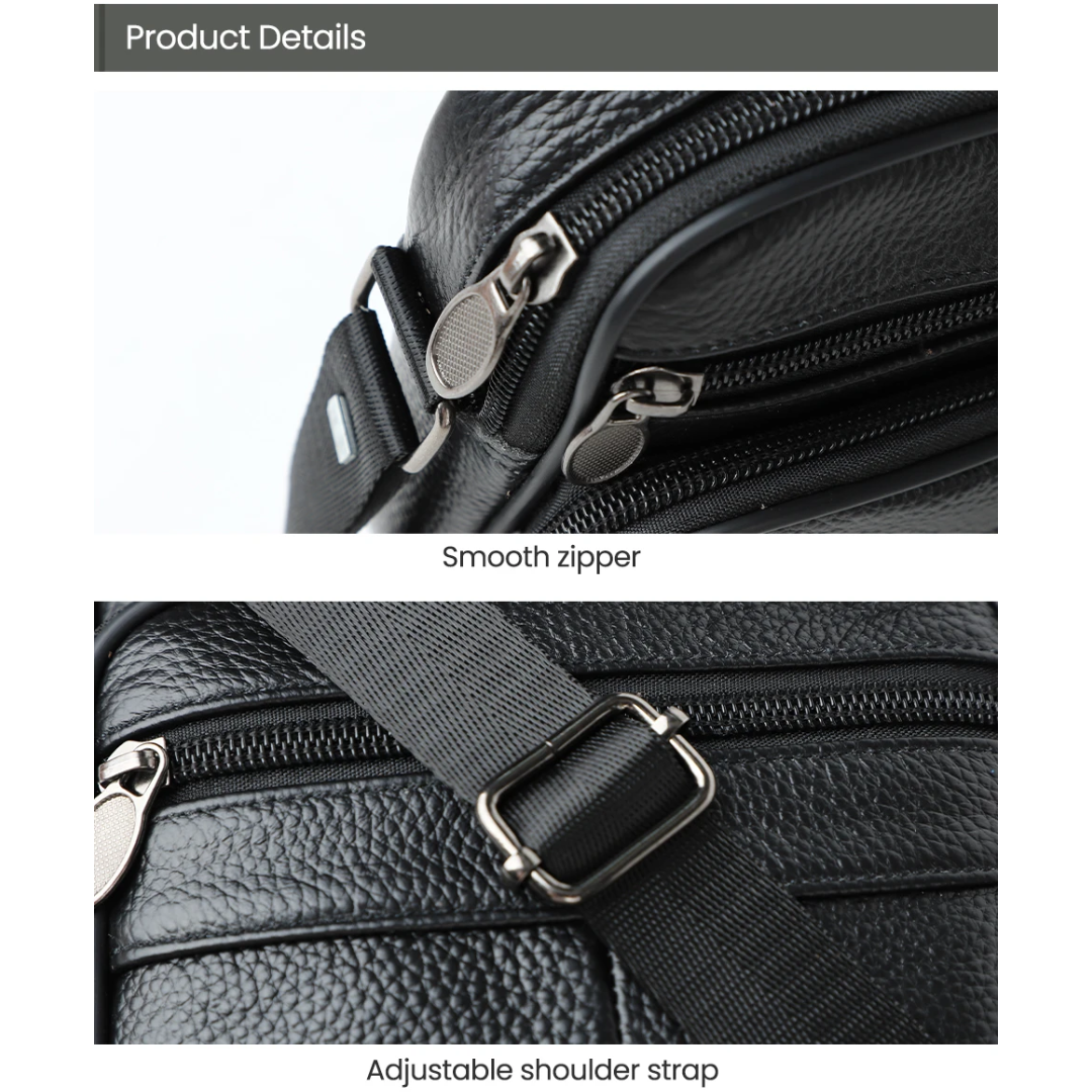 Griffin | Leather Business Crossbody Bag for Men