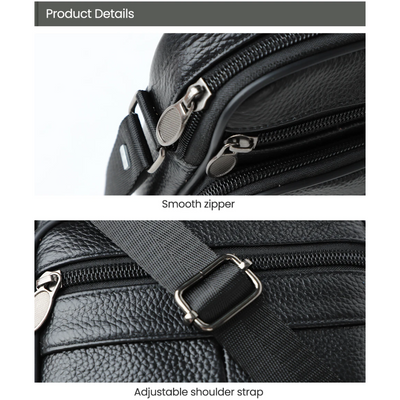 Griffin | Leather Business Crossbody Bag for Men