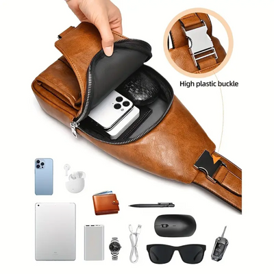 Silas | Vintage Crossbody Bag for Men