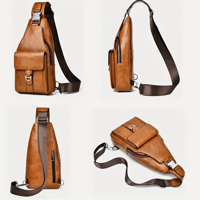 Silas | Vintage Crossbody Bag for Men