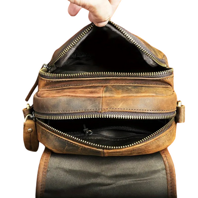 Damon | Genuine Leather Shoulder Bag for Men