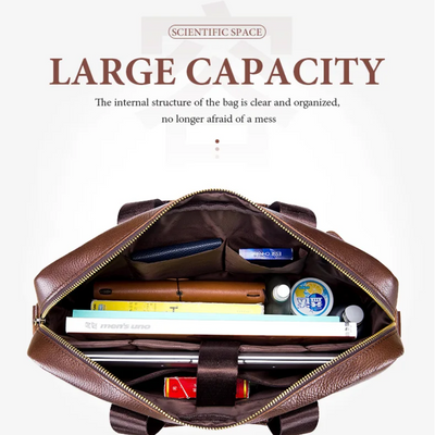 Harrison | Executive Leather Briefcase for Work & Travel