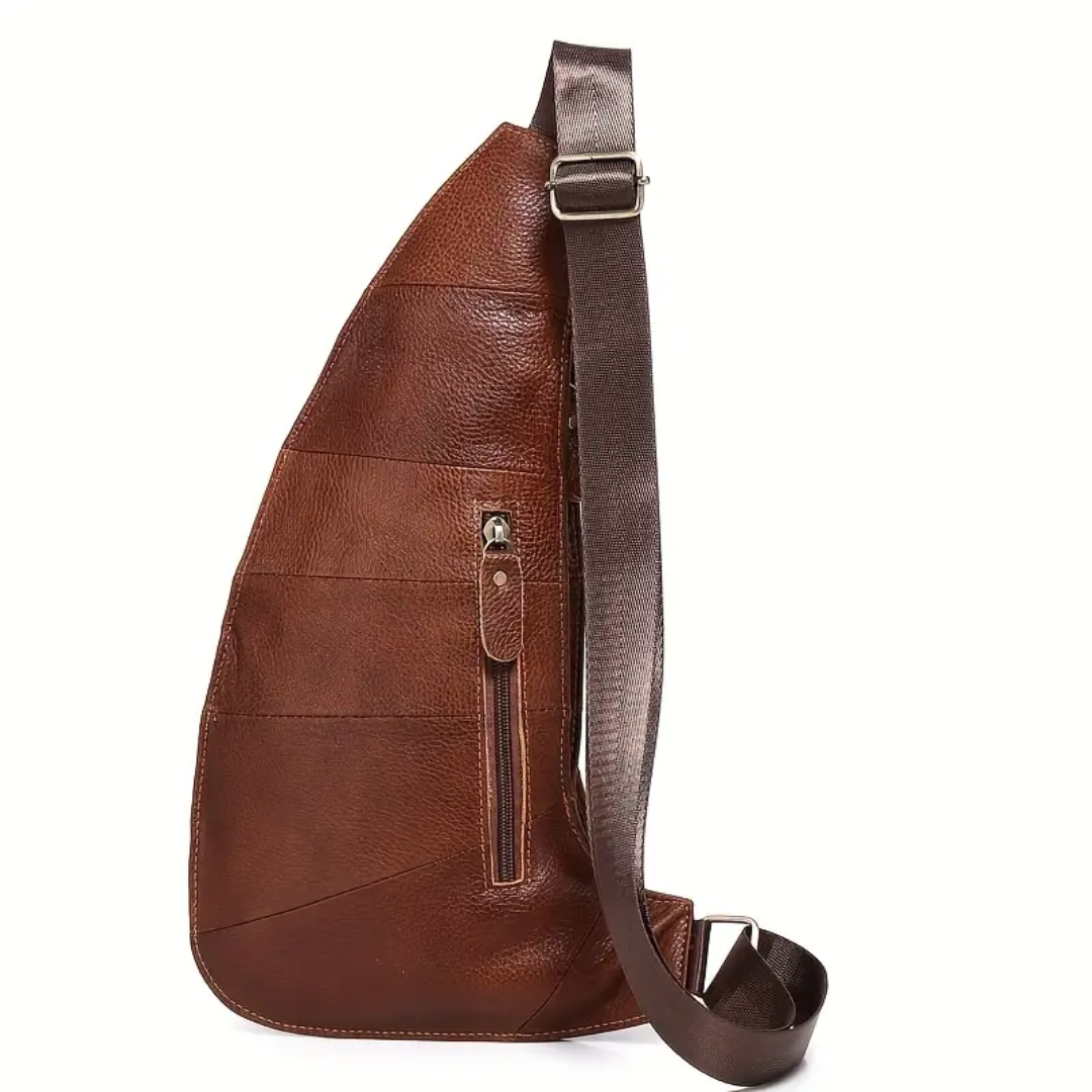 Malric | Hands-Free Lightweight Leather Sling Bag
