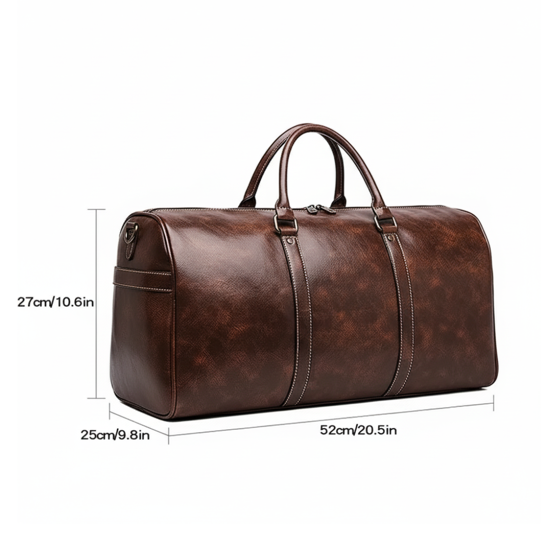 Lennox | Leather Weekender Travel Bag