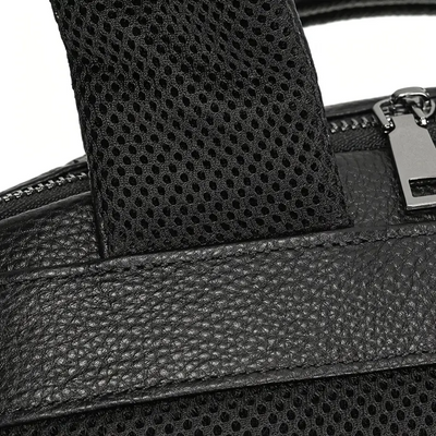 Everett | Genuine Top‑Grain Leather Laptop Backpack